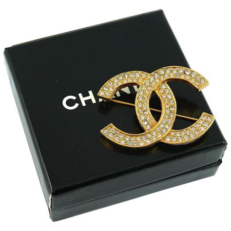 chanel small brooch crystal|most popular chanel brooch.